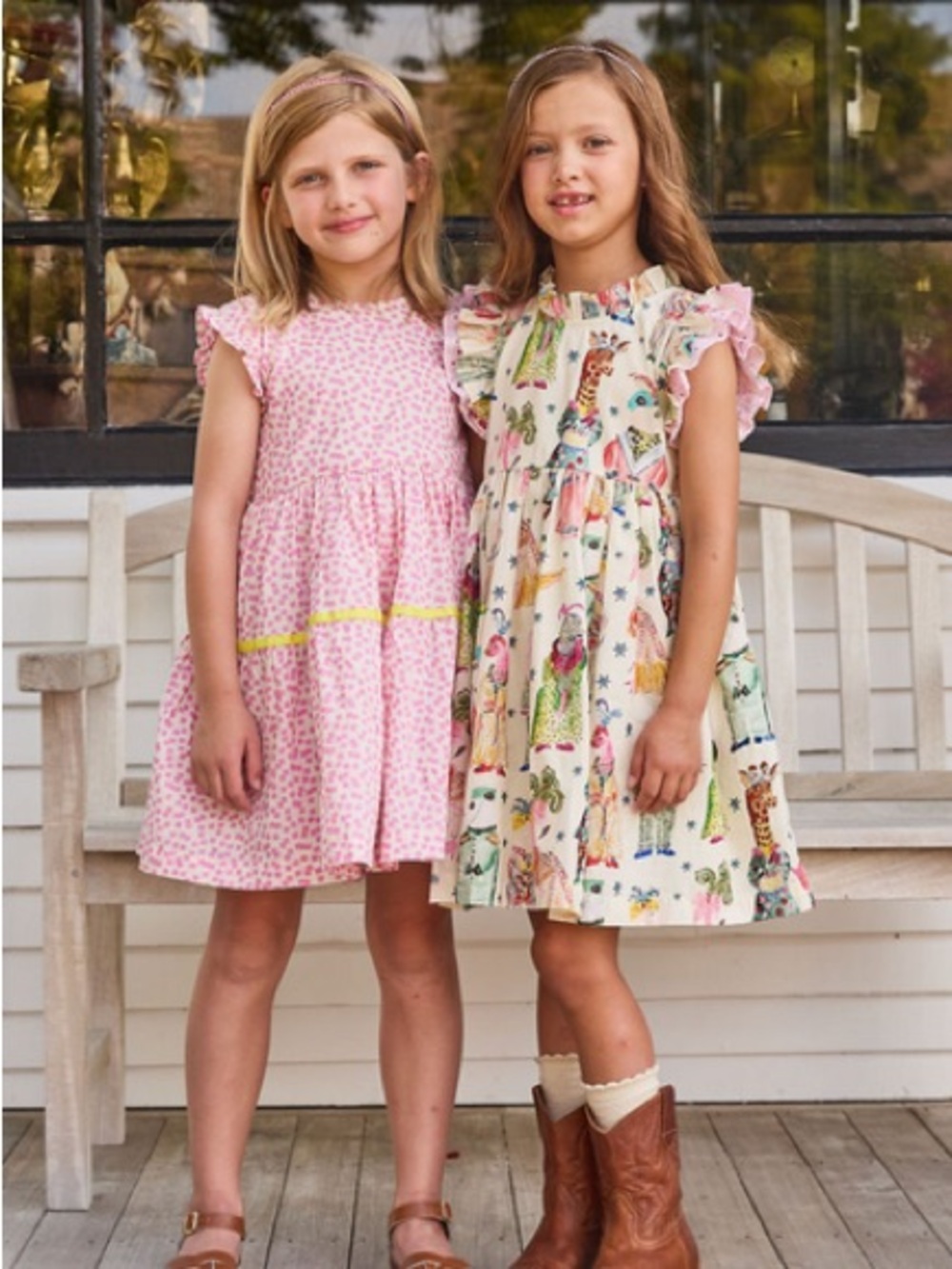 Pink Chicken Leila Dress- Circus Animals sz 7 Like New!